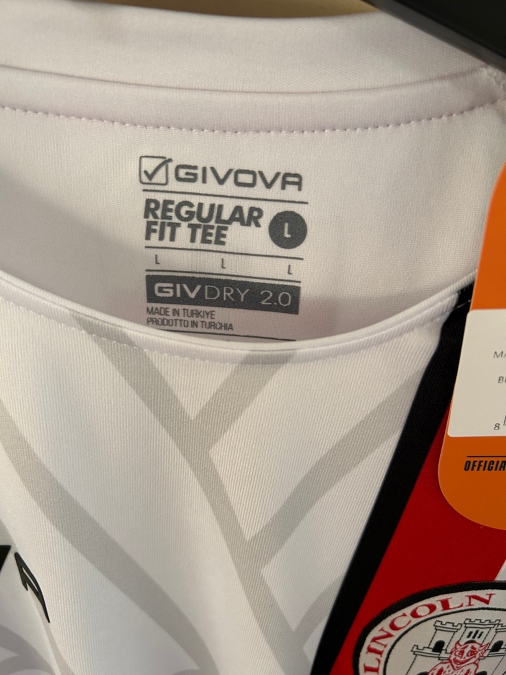 Givova Lincoln Red lMPS Soccer Jersey - Picture 2 of 10